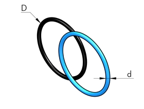 Suruõhutrass HBS Teseo o-ring